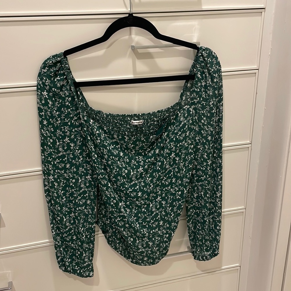 Reformation pinto top size 6